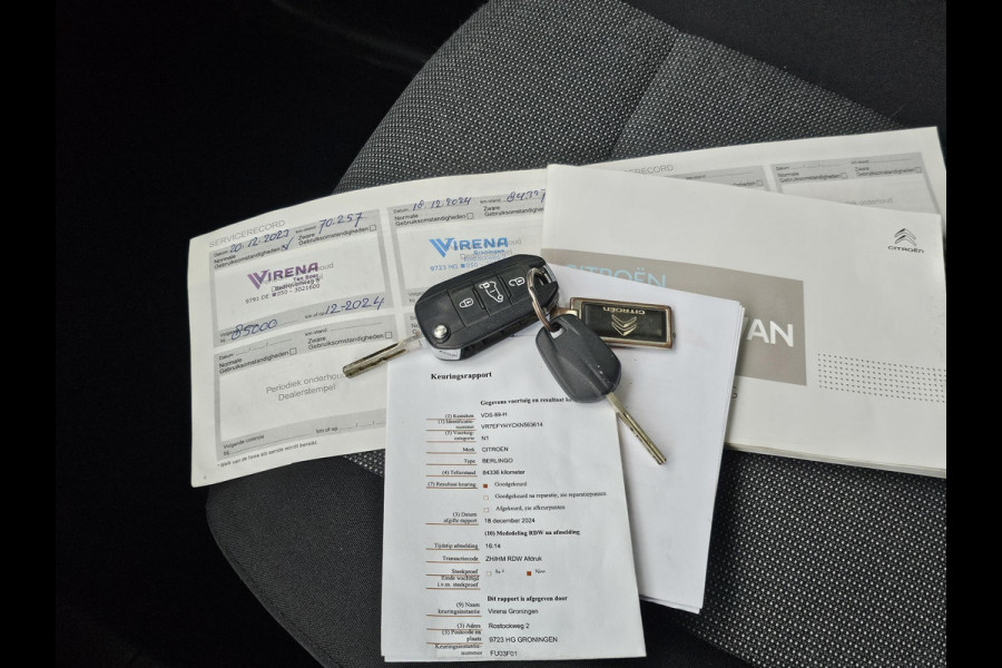 Citroën Berlingo 1.5 BlueHDI Driver Airco | Cruise control | PDC v+a | Camera | Multifunctioneel stuur | Navigatie | App | Nette auto!