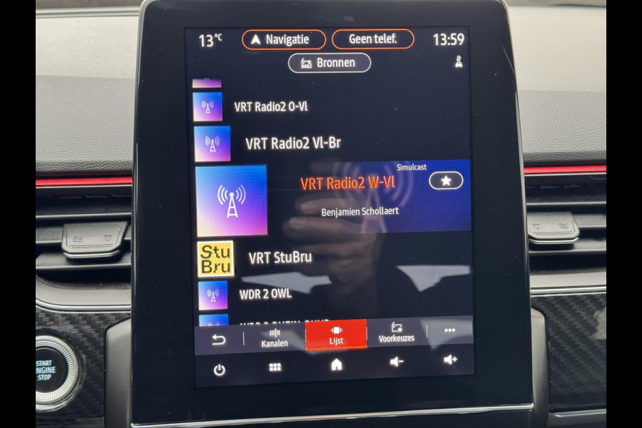 Renault Arkana 1.6 E-Tech hybrid 145 E-Tech engineered R.S. Line Adaptive cruise Climate control Stoel- / stuurverwarming Full LED