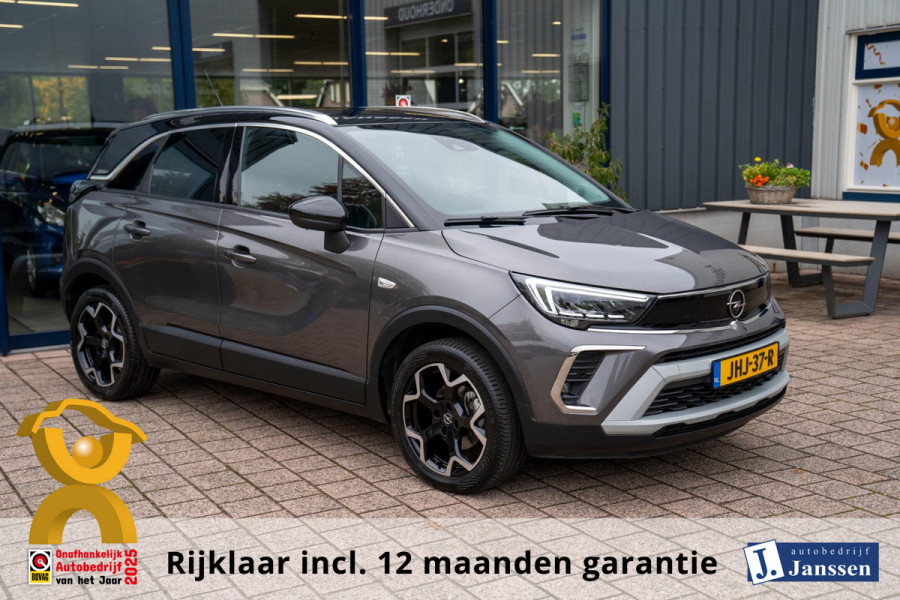 Opel Crossland 1.2 Turbo Ultimate | Prijs rijklaar incl. 12 mnd garantie | Navi Pdc Lmv Carpay/Android auto Camera Blindspot DAB