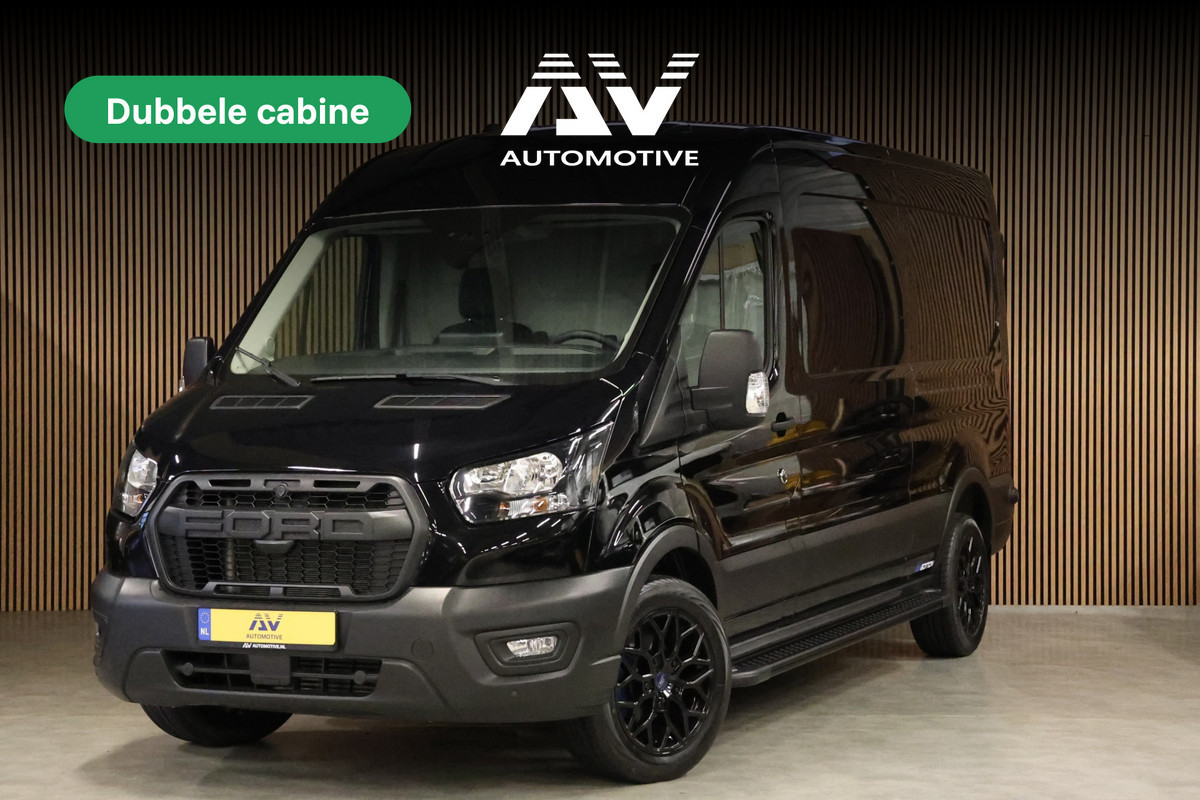 Ford Transit 350 2.0 TDCI L3H2 DC | Nieuw | CarPlay | Navigatie | Blind Spot | Stoelverwarming | Camera | DAB | Cruise control | Trekhaak | PDC V+A | Dubbel cabine | 5-Zitter | MY2024 | BPM Vrij Ford Transit 350 2.0 TDCI L3H2 DC | Nieuw | CarPlay | Navigatie | Blind Spot | Stoelverwarming | Camera | DAB | Cruise control | Trekhaak | PDC V+A | Dubbel cabine | 5-Zitter | MY2024 | BPM Vrij