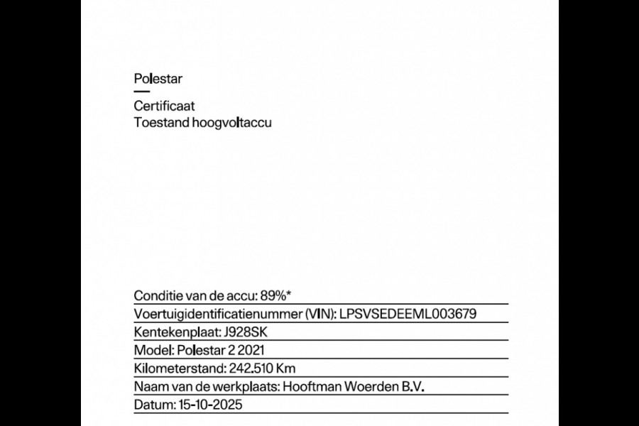 Polestar 2 LRDM Launch Edition 78kWh -PANO-ECC-NAVI-