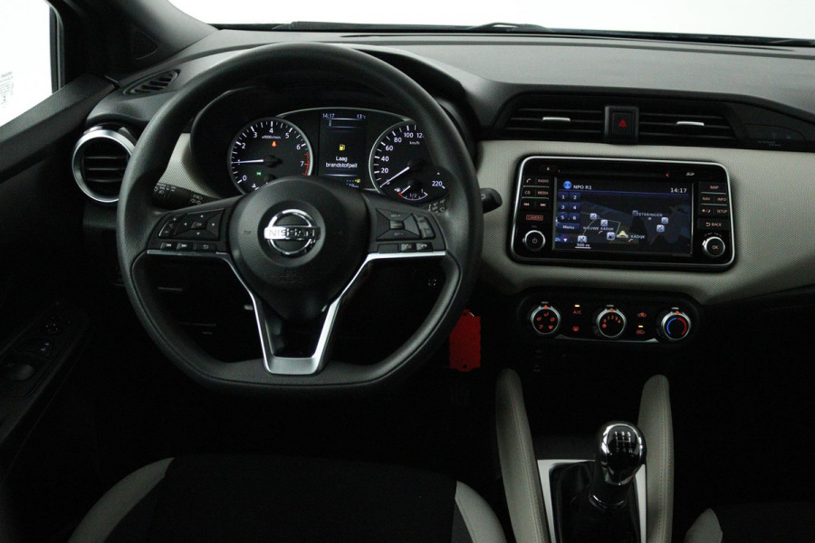 Nissan Micra 1.0L Acenta (PARKEERSENSOREN, ACHTERUITRIJCAMERA, CRUISE CONTROL, NAVIGATIE, BOSE AUDIO, GOED ONDERHOUDEN)