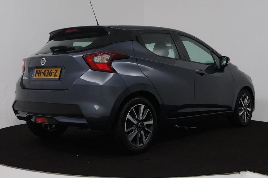 Nissan Micra 1.0L Acenta (PARKEERSENSOREN, ACHTERUITRIJCAMERA, CRUISE CONTROL, NAVIGATIE, BOSE AUDIO, GOED ONDERHOUDEN)