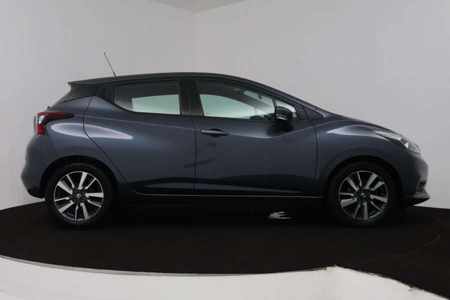 Nissan Micra 1.0L Acenta (PARKEERSENSOREN, ACHTERUITRIJCAMERA, CRUISE CONTROL, NAVIGATIE, BOSE AUDIO, GOED ONDERHOUDEN)