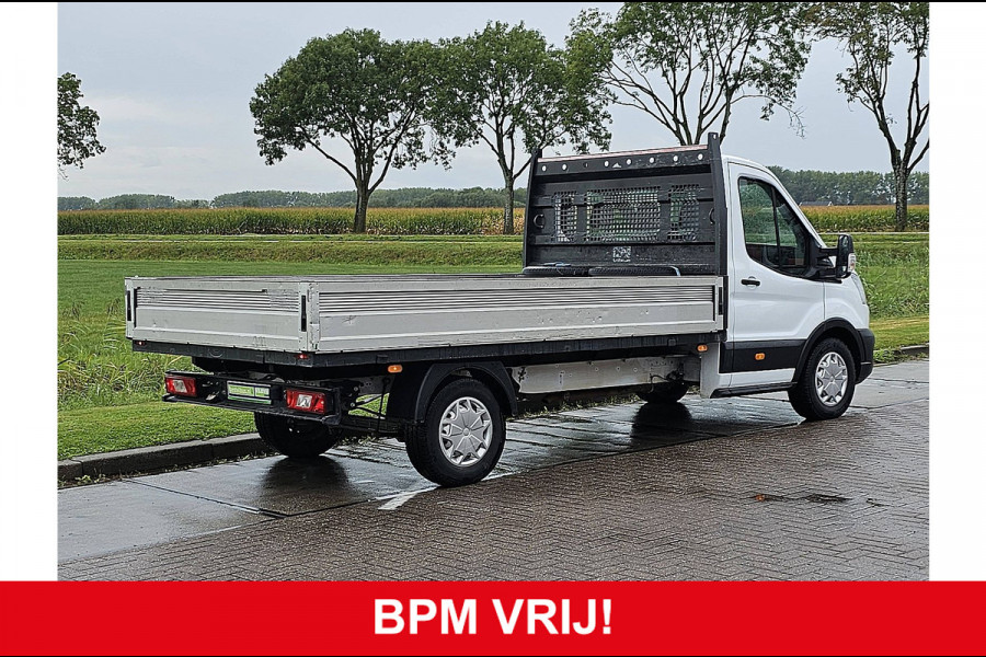 Ford Transit 350 2.0 TDCI L3 Open Laadbak Airco Euro6 131 PK Oh-Historie 1e Eigenaar!