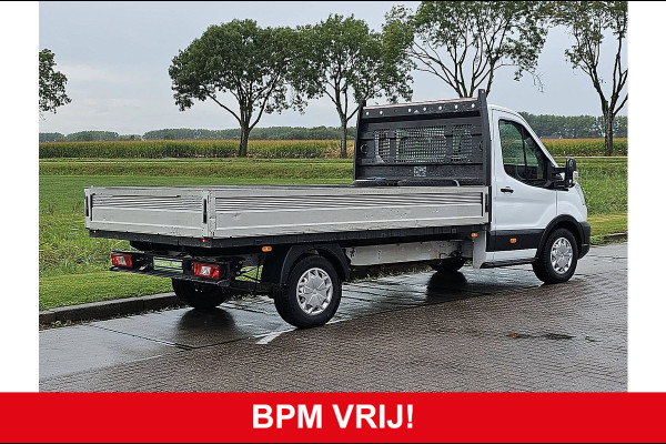 Ford Transit 350 2.0 TDCI L3 Open Laadbak Airco Euro6 131 PK Oh-Historie 1e Eigenaar!
