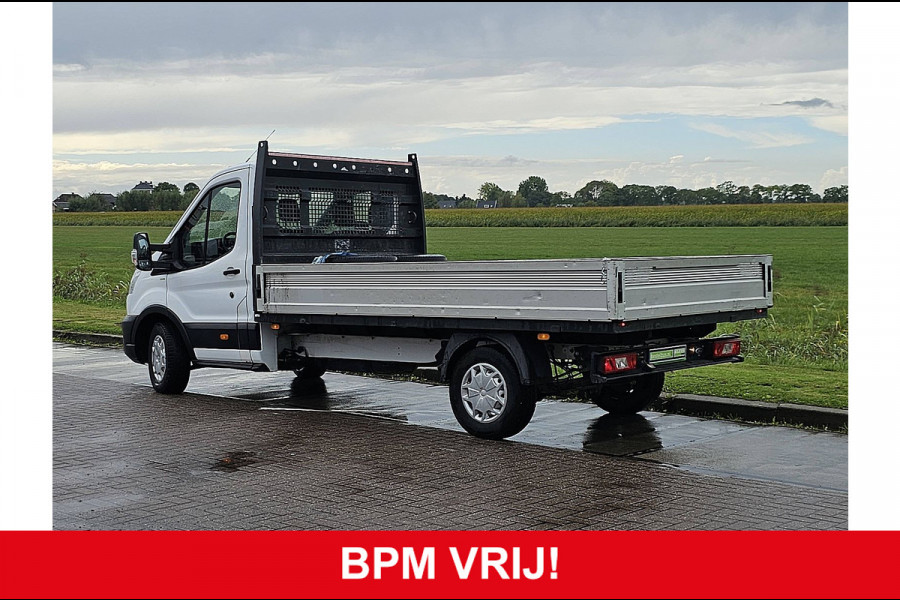 Ford Transit 350 2.0 TDCI L3 Open Laadbak Airco Euro6 131 PK Oh-Historie 1e Eigenaar!