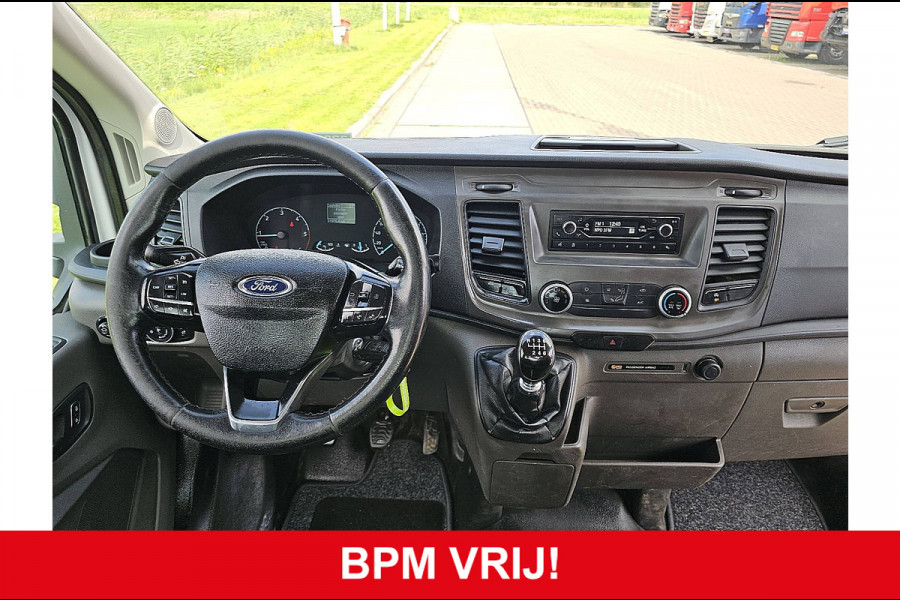 Ford Transit 350 2.0 TDCI L3 Open Laadbak Airco Euro6 131 PK Oh-Historie 1e Eigenaar!