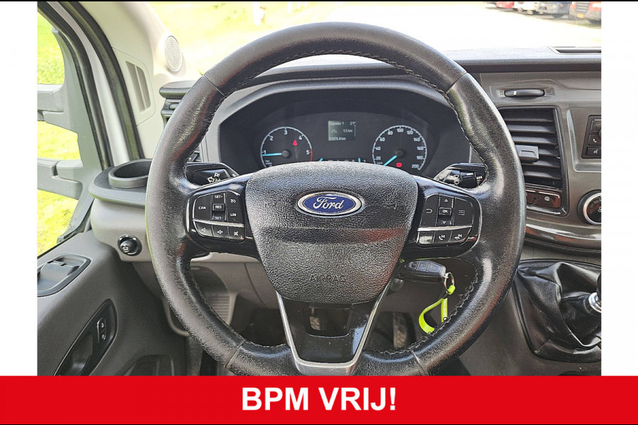 Ford Transit 350 2.0 TDCI L3 Open Laadbak Airco Euro6 131 PK Oh-Historie 1e Eigenaar!