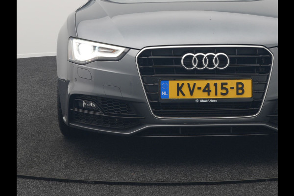 Audi A5 Cabriolet 1.8 TFSI S Line Automaat 177pk Dealer O.H | S Line Interieur & Exterieur | Bang & Olufsen | Cruise Control | Lederen Sportstoelen Verwarmd | Nekverwarming | 19" L.M | Navigatie | DAB |