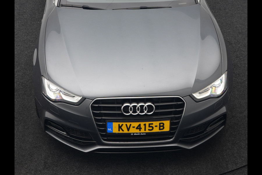 Audi A5 Cabriolet 1.8 TFSI S Line Automaat 177pk Dealer O.H | S Line Interieur & Exterieur | Bang & Olufsen | Cruise Control | Lederen Sportstoelen Verwarmd | Nekverwarming | 19" L.M | Navigatie | DAB |
