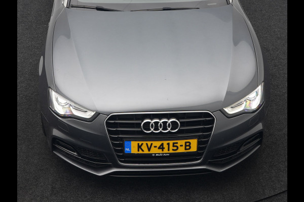 Audi A5 Cabriolet 1.8 TFSI S Line Automaat 177pk Dealer O.H | S Line Interieur & Exterieur | Bang & Olufsen | Cruise Control | Lederen Sportstoelen Verwarmd | Nekverwarming | 19" L.M | Navigatie | DAB |