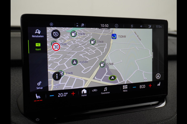 Škoda ENYAQ iV 80 Adaptive Cr. Pano-dak 360° Matrix-Led PDC-a+v Camera Apple Carplay Android Auto Navi Ecc Keyless Stuur+Stoelverwarming+1/2 Le Assistentie Pakket Climate-pakket Comfort-pakket E-call Keyless Licht-pakket Led Matrix 1e Eig.Orig.Nederlandse Auto Grootste Accupakket 11kw thuisladen SOH 92% ruim 55.000 nieuw