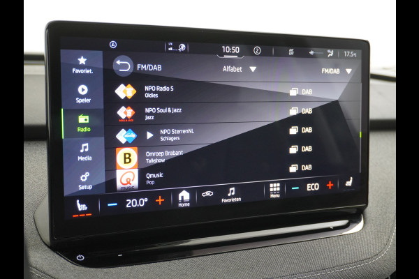 Škoda ENYAQ iV 80 Adaptive Cr. Pano-dak 360° Matrix-Led PDC-a+v Camera Apple Carplay Android Auto Navi Ecc Keyless Stuur+Stoelverwarming+1/2 Le Assistentie Pakket Climate-pakket Comfort-pakket E-call Keyless Licht-pakket Led Matrix 1e Eig.Orig.Nederlandse Auto Grootste Accupakket 11kw thuisladen SOH 92% ruim 55.000 nieuw