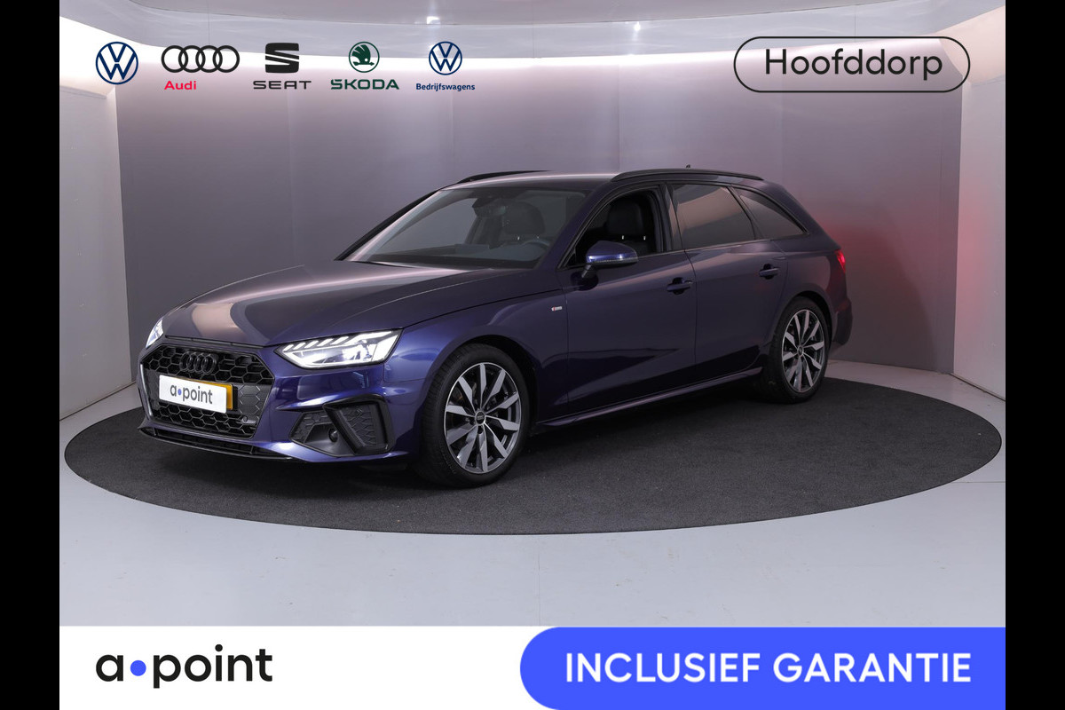 Audi A4 Avant 35 TFSI S edition Competition 150 pk S-tronic | Verlengde garantie | Navigatie | Parkeersensoren | LED koplampen | Stoelverwarming | S-Line | Audi A4 Avant 35 TFSI S edition Competition 150 pk S-tronic | Verlengde garantie | Navigatie | Parkeersensoren | LED koplampen | Stoelverwarming | S-Line |