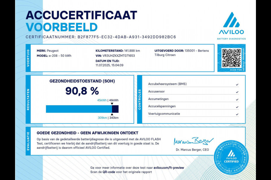 Peugeot e-208 EV Active 50 kWh | 3 fase | Aviloo rapport 91% | Prijs is rijklaar incl. garantie