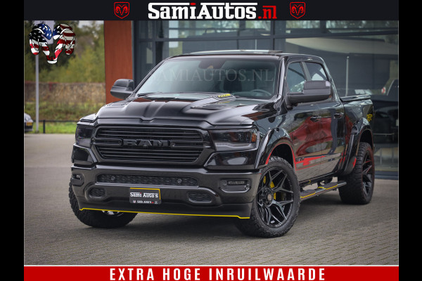 Dodge Ram 1500 GT EDITION | TRX PACK | VIRTUAL COCKPIT | HEAD-UP | ADAPTIVE CRUISE | 360 CAMERA | 5.7 HEMI V8 402PK | 4X4 | Comfortabele Dubbele Cabine met Royale 5 Zitplaatsen | BPM vrij | Nu Leverbaar uit Voorraad | Voorraad Nr 2437