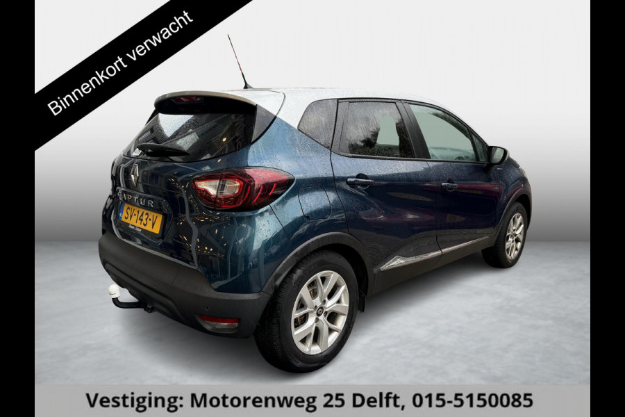 Renault Captur 0.9 TCe Limited . NAVI . PARKEERSENSOREN ACHTER . TREKHAAK .
