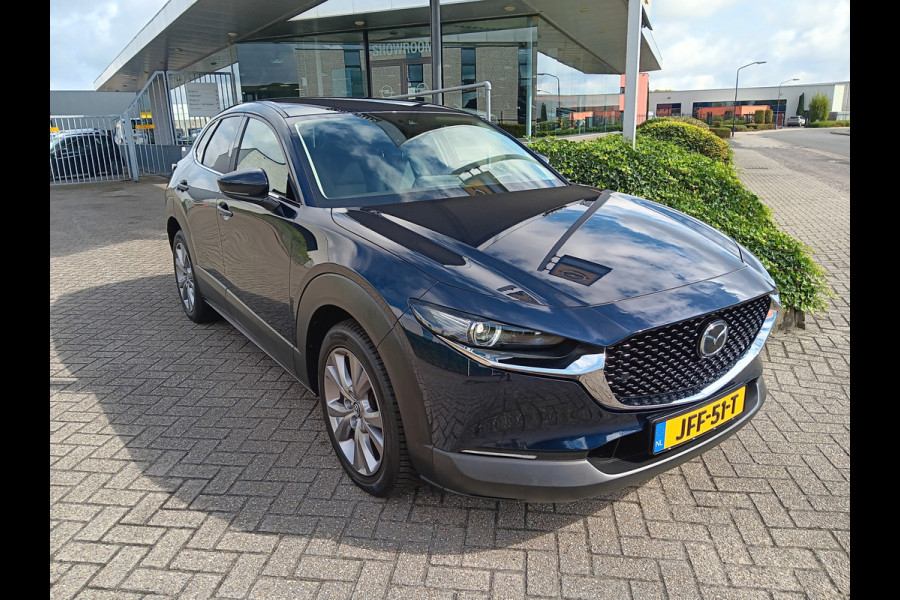 Mazda CX-30 2.0 e-SkyActiv M Hybrid Luxury AUTOMAAT, Leder, Navi, Clima, Head-up, etc. incl. 12 MND BOVAGGARANTIE