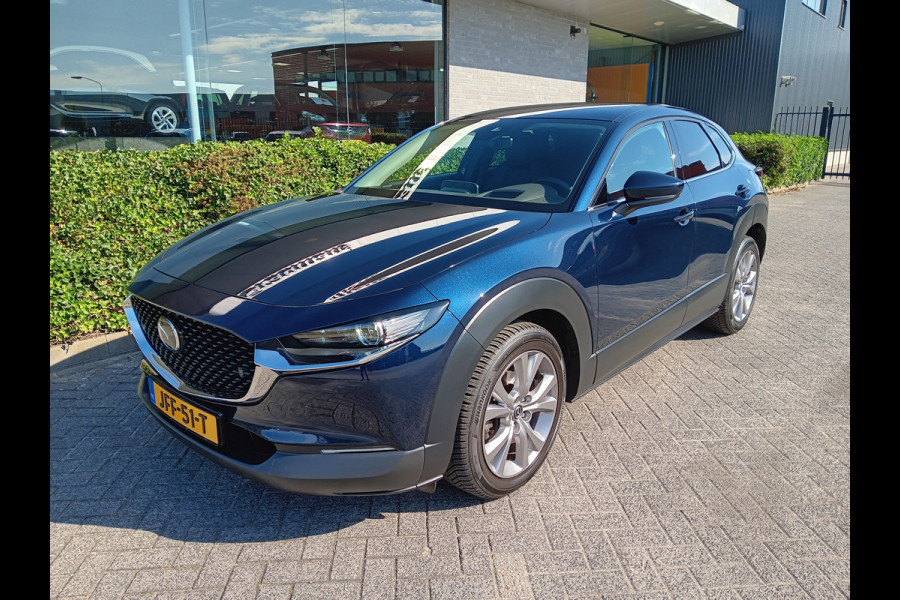 Mazda CX-30 2.0 e-SkyActiv M Hybrid Luxury AUTOMAAT, Leder, Navi, Clima, Head-up, etc. incl. 12 MND BOVAGGARANTIE