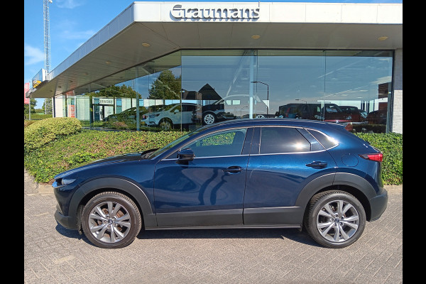 Mazda CX-30 2.0 e-SkyActiv M Hybrid Luxury AUTOMAAT, Leder, Navi, Clima, Head-up, etc. incl. 12 MND BOVAGGARANTIE
