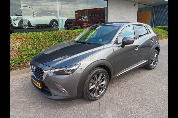 Mazda CX-3 2.0 SkyActiv-G 120 GT-Luxury AUTOMAAT, Leder, Navi, Clima, Head-up, etc. incl. 12 MND BOVAGGARANTIE Mazda CX-3 2.0 SkyActiv-G 120 GT-Luxury AUTOMAAT, Leder, Navi, Clima, Head-up, etc. incl. 12 MND BOVAGGARANTIE