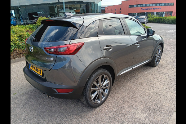 Mazda CX-3 2.0 SkyActiv-G 120 GT-Luxury AUTOMAAT, Leder, Navi, Clima, Head-up, etc. incl. 12 MND BOVAGGARANTIE Mazda CX-3 2.0 SkyActiv-G 120 GT-Luxury AUTOMAAT, Leder, Navi, Clima, Head-up, etc. incl. 12 MND BOVAGGARANTIE