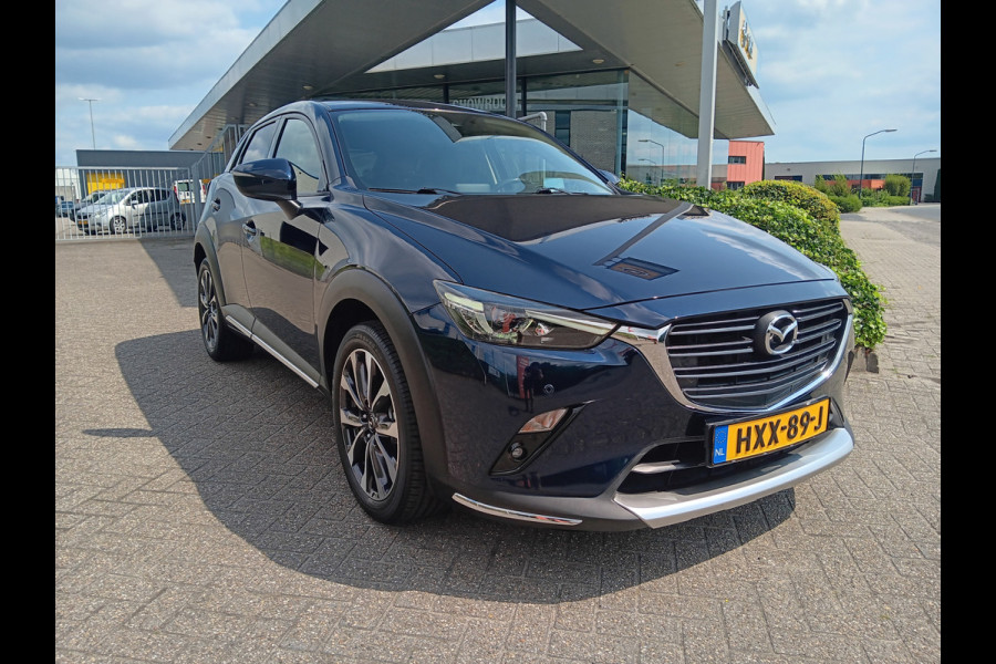 Mazda CX-3 2.0 SkyActiv-G 120 GT-M Line AUTOMAAT, Navi, Clima, Head-up, 18" etc. incl. 12 MND BOVAGGARANTIE Mazda CX-3 2.0 SkyActiv-G 120 GT-M Line AUTOMAAT, Navi, Clima, Head-up, 18" etc. incl. 12 MND BOVAGGARANTIE