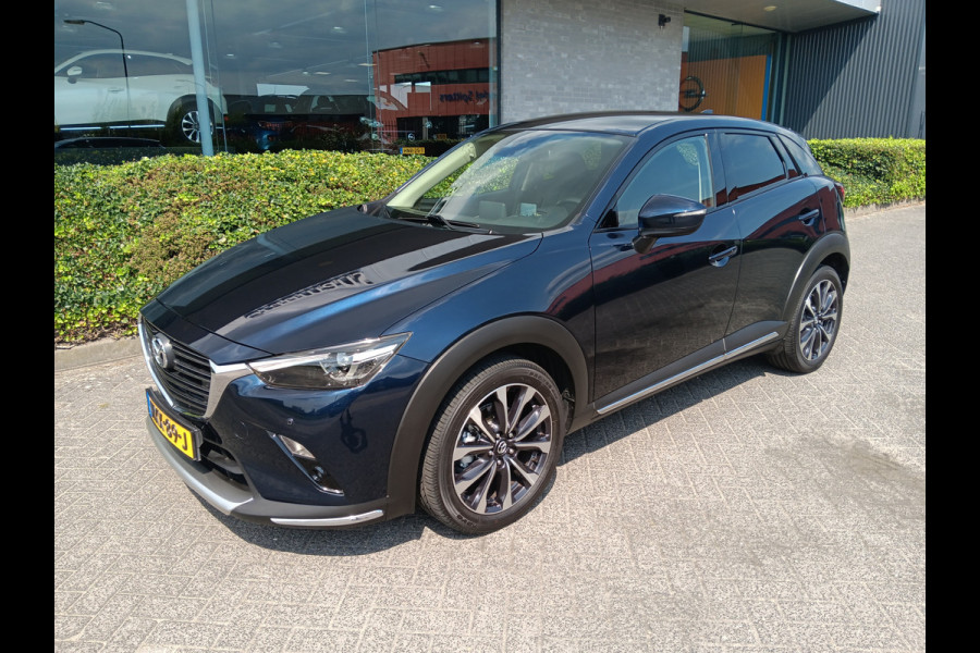 Mazda CX-3 2.0 SkyActiv-G 120 GT-M Line AUTOMAAT, Navi, Clima, Head-up, 18" etc. incl. 12 MND BOVAGGARANTIE Mazda CX-3 2.0 SkyActiv-G 120 GT-M Line AUTOMAAT, Navi, Clima, Head-up, 18" etc. incl. 12 MND BOVAGGARANTIE