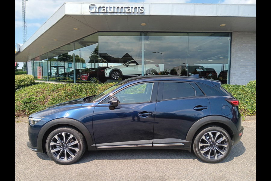 Mazda CX-3 2.0 SkyActiv-G 120 GT-M Line AUTOMAAT, Navi, Clima, Head-up, 18" etc. incl. 12 MND BOVAGGARANTIE Mazda CX-3 2.0 SkyActiv-G 120 GT-M Line AUTOMAAT, Navi, Clima, Head-up, 18" etc. incl. 12 MND BOVAGGARANTIE