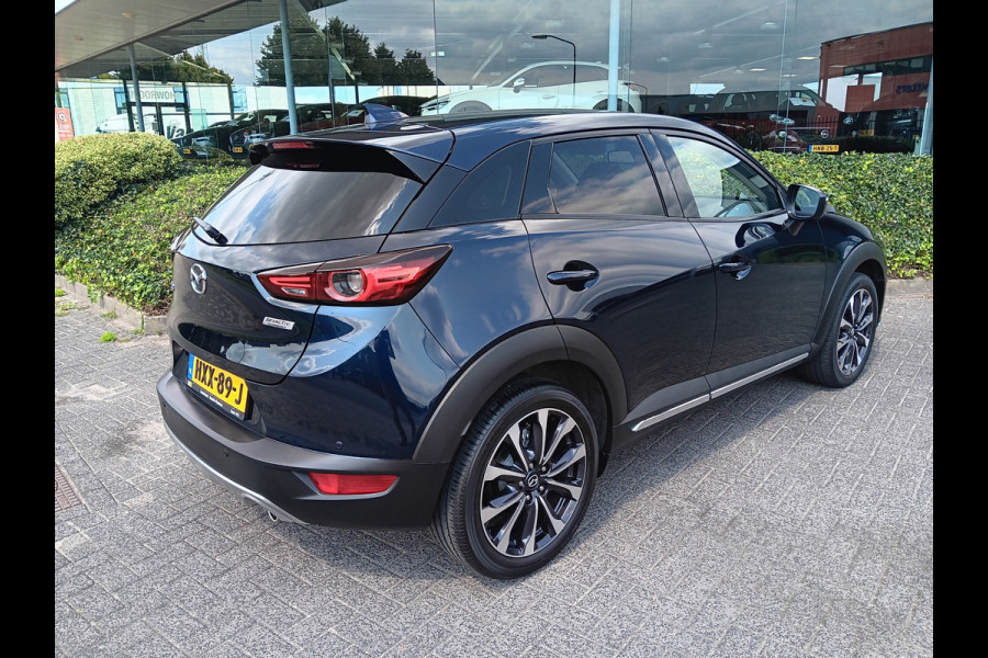 Mazda CX-3 2.0 SkyActiv-G 120 GT-M Line AUTOMAAT, Navi, Clima, Head-up, 18" etc. incl. 12 MND BOVAGGARANTIE Mazda CX-3 2.0 SkyActiv-G 120 GT-M Line AUTOMAAT, Navi, Clima, Head-up, 18" etc. incl. 12 MND BOVAGGARANTIE