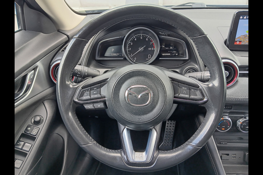 Mazda CX-3 2.0 SkyActiv-G 120 GT-M Line AUTOMAAT, Navi, Clima, Head-up, 18" etc. incl. 12 MND BOVAGGARANTIE Mazda CX-3 2.0 SkyActiv-G 120 GT-M Line AUTOMAAT, Navi, Clima, Head-up, 18" etc. incl. 12 MND BOVAGGARANTIE