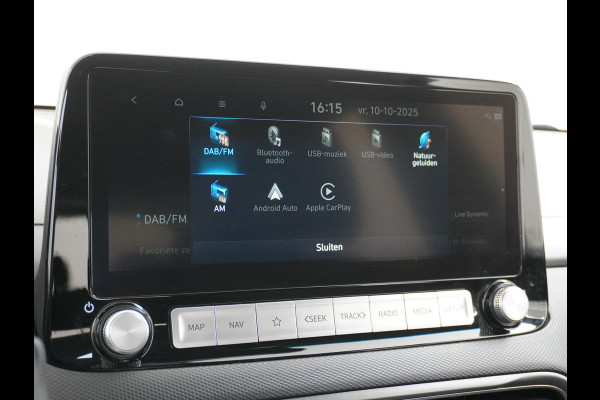Hyundai Kona EV 64kWh 3-Fase SOH 100% Extended Range Apple Adap.Cruise Navi Digital-Dashb. Carplay Android Camera Pdc Krell®-Premium Audio Co Keyless DAB Lmv Led FCA Rijstrooksensor 17"lm Botsherkenning Highway-Assistent SpoorwisselAssist+Waarsch. ETMS Origineel Nederlandse Auto