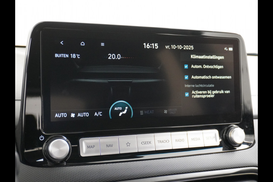 Hyundai Kona EV 64kWh 3-Fase SOH 100% Extended Range Apple Adap.Cruise Navi Digital-Dashb. Carplay Android Camera Pdc Krell®-Premium Audio Co Keyless DAB Lmv Led FCA Rijstrooksensor 17"lm Botsherkenning Highway-Assistent SpoorwisselAssist+Waarsch. ETMS Origineel Nederlandse Auto