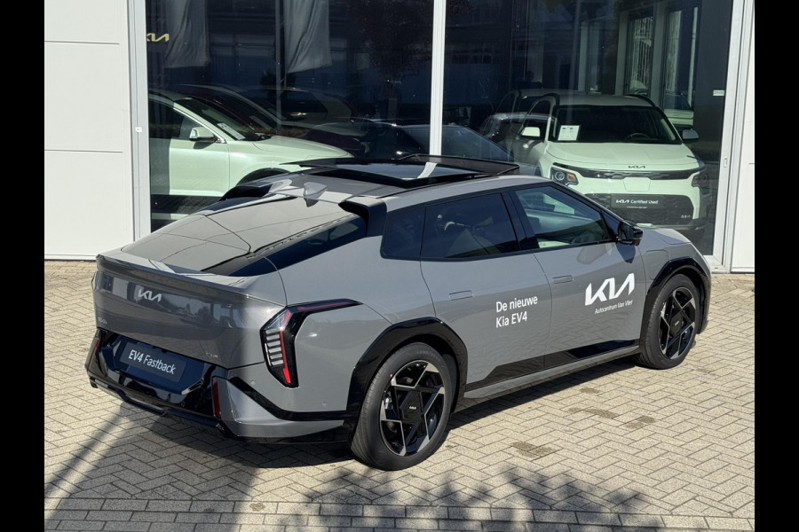 Kia EV4 Fastback GT-PlusLine 81.4 kWh Leverbaar in 2025 | Stoel en stuurverwarming | Geheugenfunctie bestuurdersstoel | Kia EV4 Fastback GT-PlusLine 81.4 kWh Leverbaar in 2025 | Stoel en stuurverwarming | Geheugenfunctie bestuurdersstoel |