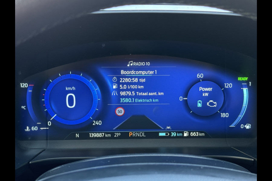 Ford Kuga BWJ 2022 | 2.5 PHEV 225PK Titanium X | CLIMA | NAVI | HALF LEER | CARPLAY | CAMERA | PRIVACY GLASS | PDC