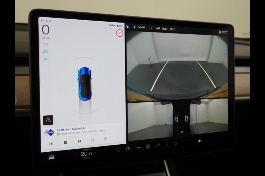 Tesla Model 3 RWD SR+ 60kWh 325PK SOH 88% Lmv  AutoPilot Leder PanoDak Adaptive-Cruise Lmv Camera's Elektr.-Stuur+Stoelen+Spiegels+Geheugen+Ea Navi LED Comfortstoelen ACC DAB Voorverwarmen interieur via App Keyless via Telefoonsleutel One-Pedal-Drive Origineel Nederlandse auto tot 11kw laden thuis! 1.584kg licht! accu garantie 160dkm/29-09-2028 Tesla Model 3 RWD SR+ 60kWh 325PK SOH 88% Lmv  AutoPilot Leder PanoDak Adaptive-Cruise Lmv Camera's Elektr.-Stuur+Stoelen+Spiegels+Geheugen+Ea Navi LED Comfortstoelen ACC DAB Voorverwarmen interieur via App Keyless via Telefoonsleutel One-Pedal-Drive Origineel Nederlandse auto tot 11kw laden thuis! 1.584kg licht! accu garantie 160dkm/29-09-2028