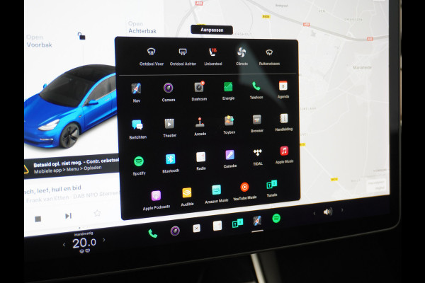 Tesla Model 3 RWD SR+ 60kWh 325PK SOH 88% Lmv  AutoPilot Leder PanoDak Adaptive-Cruise Lmv Camera's Elektr.-Stuur+Stoelen+Spiegels+Geheugen+Ea Navi LED Comfortstoelen ACC DAB Voorverwarmen interieur via App Keyless via Telefoonsleutel One-Pedal-Drive Origineel Nederlandse auto tot 11kw laden thuis! 1.584kg licht! accu garantie 160dkm/29-09-2028 Tesla Model 3 RWD SR+ 60kWh 325PK SOH 88% Lmv  AutoPilot Leder PanoDak Adaptive-Cruise Lmv Camera's Elektr.-Stuur+Stoelen+Spiegels+Geheugen+Ea Navi LED Comfortstoelen ACC DAB Voorverwarmen interieur via App Keyless via Telefoonsleutel One-Pedal-Drive Origineel Nederlandse auto tot 11kw laden thuis! 1.584kg licht! accu garantie 160dkm/29-09-2028