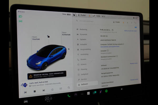Tesla Model 3 RWD SR+ 60kWh 325PK SOH 88% Lmv  AutoPilot Leder PanoDak Adaptive-Cruise Lmv Camera's Elektr.-Stuur+Stoelen+Spiegels+Geheugen+Ea Navi LED Comfortstoelen ACC DAB Voorverwarmen interieur via App Keyless via Telefoonsleutel One-Pedal-Drive Origineel Nederlandse auto tot 11kw laden thuis! 1.584kg licht! accu garantie 160dkm/29-09-2028 Tesla Model 3 RWD SR+ 60kWh 325PK SOH 88% Lmv  AutoPilot Leder PanoDak Adaptive-Cruise Lmv Camera's Elektr.-Stuur+Stoelen+Spiegels+Geheugen+Ea Navi LED Comfortstoelen ACC DAB Voorverwarmen interieur via App Keyless via Telefoonsleutel One-Pedal-Drive Origineel Nederlandse auto tot 11kw laden thuis! 1.584kg licht! accu garantie 160dkm/29-09-2028
