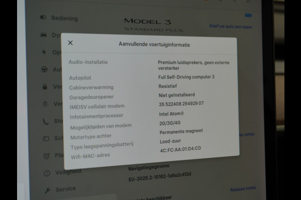 Tesla Model 3 RWD SR+ 60kWh 325PK SOH 88% Lmv  AutoPilot Leder PanoDak Adaptive-Cruise Lmv Camera's Elektr.-Stuur+Stoelen+Spiegels+Geheugen+Ea Navi LED Comfortstoelen ACC DAB Voorverwarmen interieur via App Keyless via Telefoonsleutel One-Pedal-Drive Origineel Nederlandse auto tot 11kw laden thuis! 1.584kg licht! accu garantie 160dkm/29-09-2028 Tesla Model 3 RWD SR+ 60kWh 325PK SOH 88% Lmv  AutoPilot Leder PanoDak Adaptive-Cruise Lmv Camera's Elektr.-Stuur+Stoelen+Spiegels+Geheugen+Ea Navi LED Comfortstoelen ACC DAB Voorverwarmen interieur via App Keyless via Telefoonsleutel One-Pedal-Drive Origineel Nederlandse auto tot 11kw laden thuis! 1.584kg licht! accu garantie 160dkm/29-09-2028