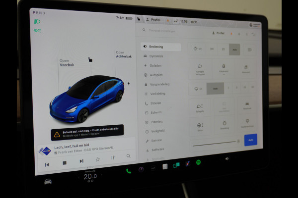 Tesla Model 3 RWD SR+ 60kWh 325PK SOH 88% Lmv  AutoPilot Leder PanoDak Adaptive-Cruise Lmv Camera's Elektr.-Stuur+Stoelen+Spiegels+Geheugen+Ea Navi LED Comfortstoelen ACC DAB Voorverwarmen interieur via App Keyless via Telefoonsleutel One-Pedal-Drive Origineel Nederlandse auto tot 11kw laden thuis! 1.584kg licht! accu garantie 160dkm/29-09-2028 Tesla Model 3 RWD SR+ 60kWh 325PK SOH 88% Lmv  AutoPilot Leder PanoDak Adaptive-Cruise Lmv Camera's Elektr.-Stuur+Stoelen+Spiegels+Geheugen+Ea Navi LED Comfortstoelen ACC DAB Voorverwarmen interieur via App Keyless via Telefoonsleutel One-Pedal-Drive Origineel Nederlandse auto tot 11kw laden thuis! 1.584kg licht! accu garantie 160dkm/29-09-2028
