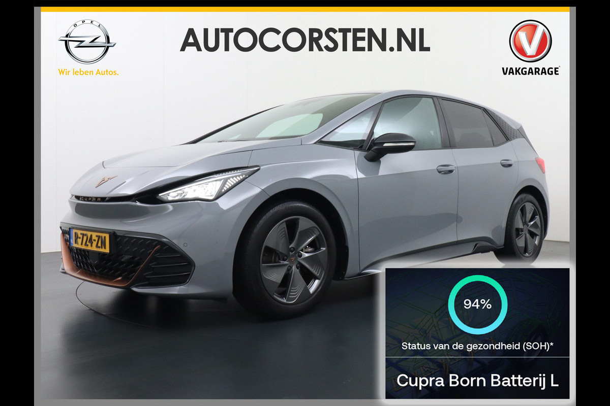 CUPRA Born 204pk 62kWh SOH 94% Apple Carplay Android Auto Adap.Cruise Navi Ecc Camera ParkAssist Pdc-a+v Business Stuurverwarming Lmv 18" Keyless Privacy Glas Led DAB Origineel Nederlandse Auto € 43.000 nieuw! 3 fase laden 11kwh thuis! CUPRA Born 204pk 62kWh SOH 94% Apple Carplay Android Auto Adap.Cruise Navi Ecc Camera ParkAssist Pdc-a+v Business Stuurverwarming Lmv 18" Keyless Privacy Glas Led DAB Origineel Nederlandse Auto € 43.000 nieuw! 3 fase laden 11kwh thuis!