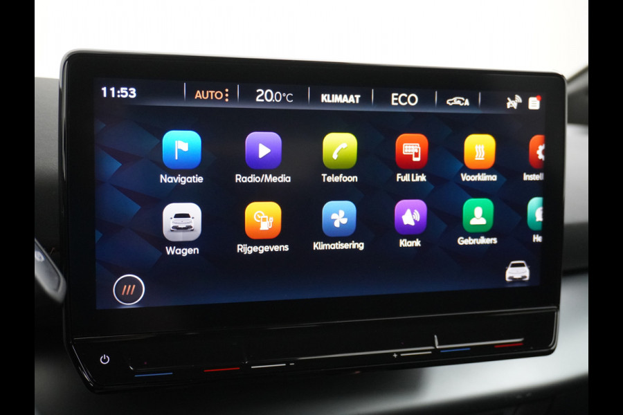 CUPRA Born 204pk 62kWh SOH 94%  Apple Carplay Android Auto Adap.Cruise Navi Ecc Camera ParkAssist Pdc-a+v Business Stuurverwarming Lmv 18" Keyless Privacy Glas Led DAB Origineel Nederlandse Auto € 43.000 nieuw! 3 fase laden 11kwh thuis!