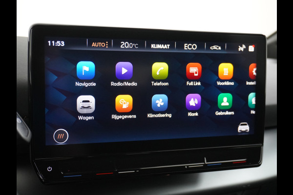 CUPRA Born 204pk 62kWh SOH 94%  Apple Carplay Android Auto Adap.Cruise Navi Ecc Camera ParkAssist Pdc-a+v Business Stuurverwarming Lmv 18" Keyless Privacy Glas Led DAB Origineel Nederlandse Auto € 43.000 nieuw! 3 fase laden 11kwh thuis!