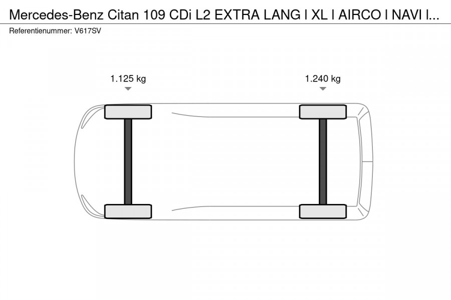 Mercedes-Benz Citan 109 CDI L2 EXTRA LANG l XL l AIRCO l NAVI l 27.000 KM NAP !! Mercedes-Benz Citan 109 CDI L2 EXTRA LANG l XL l AIRCO l NAVI l 27.000 KM NAP !!