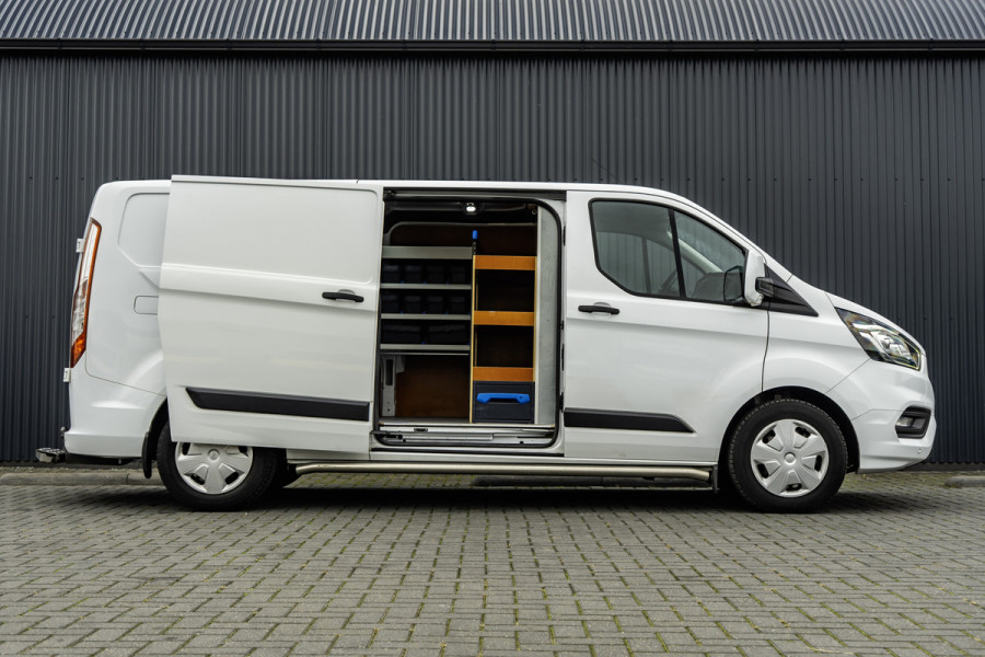 Ford Transit Custom 2.0-TDCI | L2H1 | LED | Inrichting | Omvormer | Cruise | Airco | PDC | Euro 6