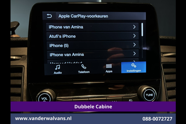 Ford Transit Custom 2.0 TDCI 130pk L2H1 Dubbele Cabine Euro6 Airco | 5-Zits | Camera | 2x zijdeur | Apple Carplay Cruisecontrol, LED, LM velgen, Stoelverwarming, Verwarmde voorruit, Parkeersensoren, Sidebars, 2800kg trekvermogen Ford Transit Custom 2.0 TDCI 130pk L2H1 Dubbele Cabine Euro6 Airco | 5-Zits | Camera | 2x zijdeur | Apple Carplay Cruisecontrol, LED, LM velgen, Stoelverwarming, Verwarmde voorruit, Parkeersensoren, Sidebars, 2800kg trekvermogen