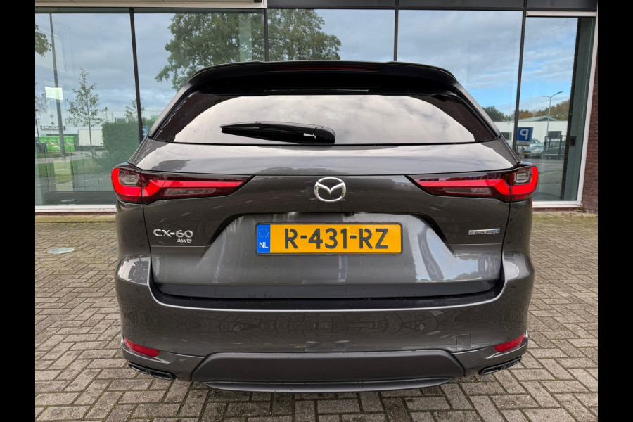 Mazda CX-60 2.5 e-SkyActiv PHEV Homura - Automaat - Pano/schuifdak - Leder - Trekhaak - Navi Mazda CX-60 2.5 e-SkyActiv PHEV Homura - Automaat - Pano/schuifdak - Leder - Trekhaak - Navi