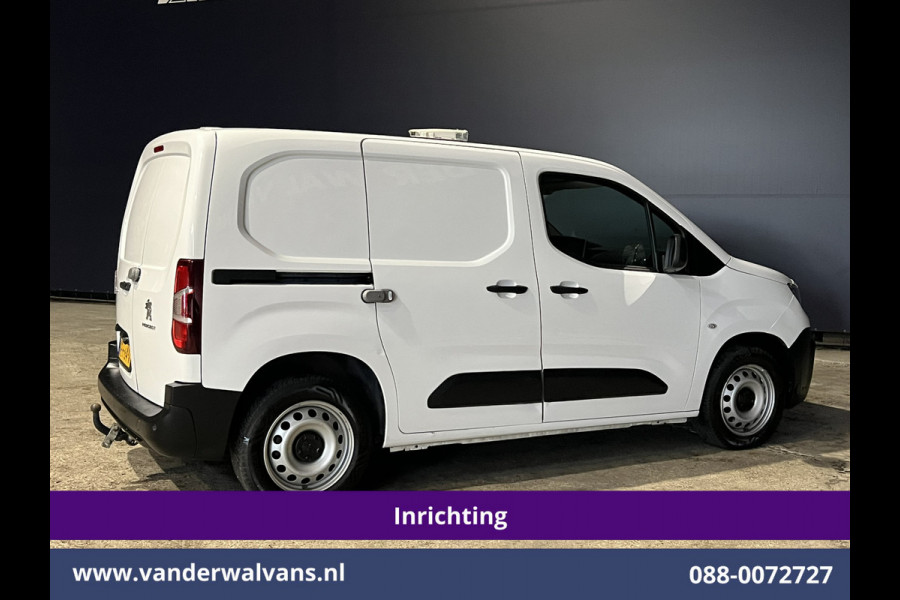 Peugeot Partner 1.5 BlueHDI 102pk L1H1 Inrichting Euro6 Airco | Camera | Apple Carplay | Trekhaak | Cruisecontrol Android Auto, Parkeersensoren Peugeot Partner 1.5 BlueHDI 102pk L1H1 Inrichting Euro6 Airco | Camera | Apple Carplay | Trekhaak | Cruisecontrol Android Auto, Parkeersensoren