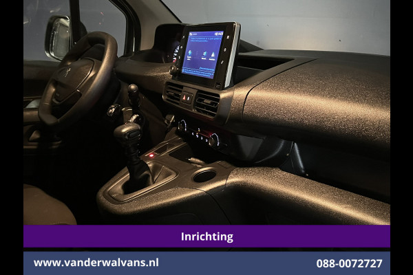 Peugeot Partner 1.5 BlueHDI 102pk L1H1 Inrichting Euro6 Airco | Camera | Apple Carplay | Trekhaak | Cruisecontrol Android Auto, Parkeersensoren Peugeot Partner 1.5 BlueHDI 102pk L1H1 Inrichting Euro6 Airco | Camera | Apple Carplay | Trekhaak | Cruisecontrol Android Auto, Parkeersensoren